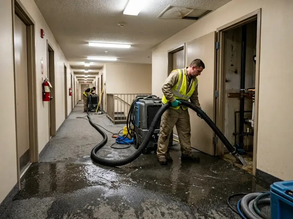 multi-unit-apartment-hallway-f-005 — frequently asked questions, Emergency Burst Pipe Water Extraction & Removal in Macon, GA